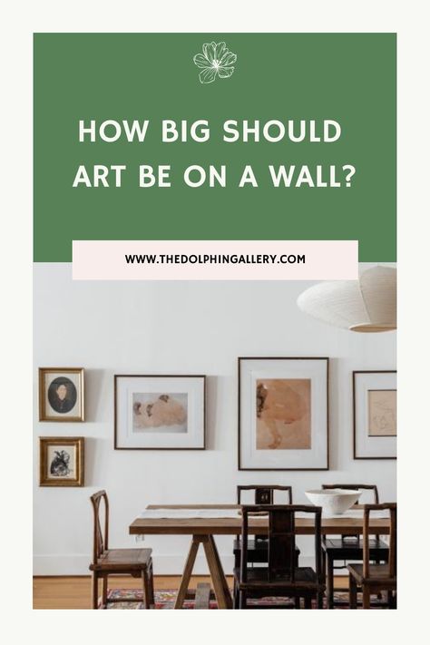 Art placement is crucial; discover how to choose the perfect size for your walls and elevate your decor style! Wall Art Proportions, How Big Should Art Be On Wall, Art Placement On Walls, Dining Room Artwork, Art Placement, Pick Art, Creative Wall Art, Large Dining Room, Hanging Posters