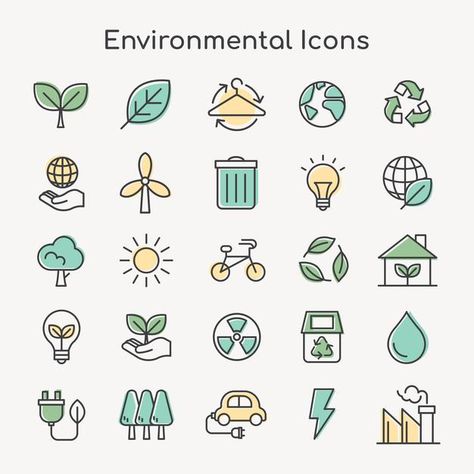 Camping Icons, Recycle Logo, Save Environment, Recycle Symbol, Lab Logo, Globe Icon, Minimalist Icons, Green Environment, Free Vector Illustration