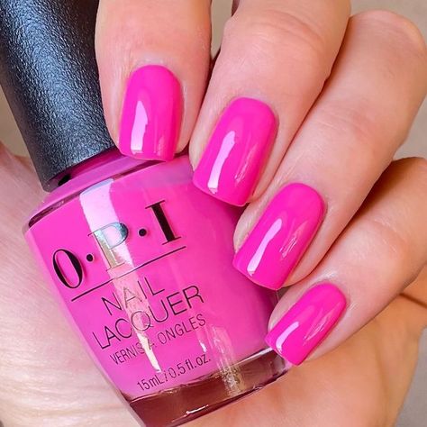 Elephantastic Pink Opi, Opi Pink Big, Hot Pink Nail Polish Colors, Opi Pink Nail Polish Shades 2023, Hot Pink Opi Gel Polish, Opi Emflowered, Opi Without A Pout, New Opi Colors 2024, Opi Bright Pink