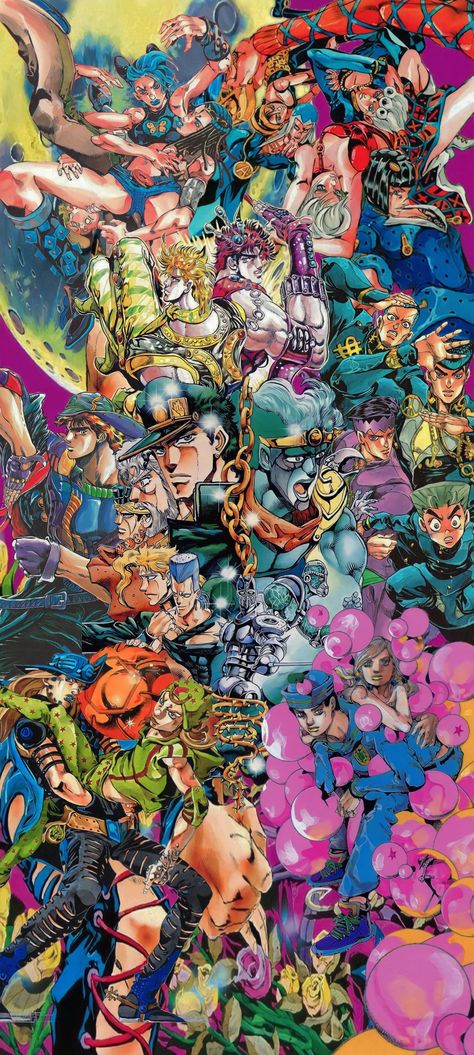 Jjba Keyboard Wallpaper, Jojo Ipad Wallpaper, Jjba Iphone Wallpaper, Jojo's Bizarre Adventure Background, Aesthetic Jojo Wallpaper Iphone, Jjba Phone Wallpaper, Jojo’s Bizarre Adventure Wallpaper, Araki Hirohiko Art Wallpaper, All Jojo Wallpaper