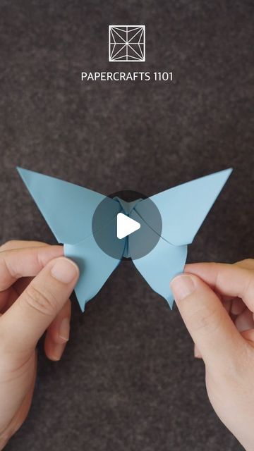 Paper Crafts 1101 on Instagram: "ORIGAMI BLUE BUTTERFLY   Designed by Unknown Modified by Papercrafts 1101  #basteln #schmetterlinge #papercrafts #origami #butterfly" Butterfly Origami Step By Step, Diy Papillon, Origami Butterfly Tutorial, Craft Butterfly, Origami Step By Step, Origami Patterns, Butterfly Printable, Origami Butterfly, Origami Easy