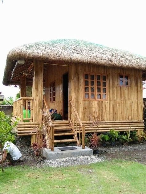 eco park bamboo huts design - Yahoo Image Search Results Nipa Hut Design Modern, Bamboo House Design Small Spaces, Bamboo Hut Design, Bamboo Huts Ideas, Hut Design Ideas, Hut House Design, House Made Of Bamboo, Bamboo Farmhouse, Philippines Houses