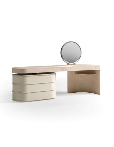 Shapes Derry Vanity Table CPRN Homood Working Table, Furniture Design Inspiration, Dressing Rooms, Dressing Area, Lacquered Wood, Study Table, Vanity Table, Work Table, Dressing Table