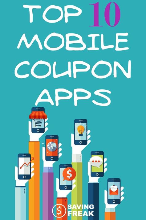 top 10 best mobile coupon apps Best Coupon Apps, Coupon Hacks, Best Coupon Sites, Mobile Coupon, Couponing For Beginners, Free Groceries, Thrifty Living, Coupon Apps, Boost Mobile