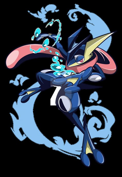 Greninja Fanart, Greninja Pokemon, Pokemon Greninja, Deadpool Pikachu, 150 Pokemon, Pokemon Painting, Pokémon Team, Pokemon Firered, Marvel Cards