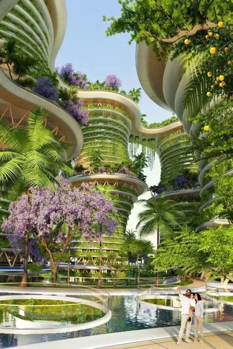 Architecture Facts, Architecture Futuristic, Teknologi Futuristik, Pelan Rumah, Peisaj Urban, Eco City, Balkon Design, तितली वॉलपेपर, Apartment Architecture