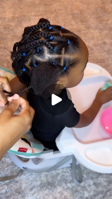 Simple Hairstyle For Children, Rubberband Hairstyle Black Kids, How To Style Natural Hair For Kids, Baby Girls Hairstyles Black, Kids Updo Hairstyles Black, Quick Hairstyles For Toddler Girls Black, Quick Ponytail Hairstyles For Black Kids, Kid Twist Hairstyles, Hair Styles For Toddlers Black Hair