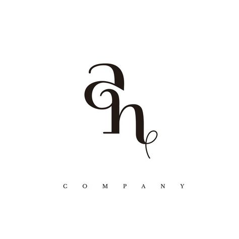 Ah Initials, Ah Logo Design Letter, An Monogram, An Logo Design Letter, A N Logo Design, A A Logo, Ah Logo Design, Letter A Aesthetic, An Logo Design