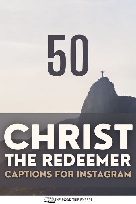 Christ the Redeemer Captions for Instagram Christ The Redeemer Brazil, Couple Instagram Captions, Instagram Post Captions, World Wonders, Captions For Instagram Posts, Instagram Couples, Caption For Friends, Instagram Baddie, Christ The Redeemer