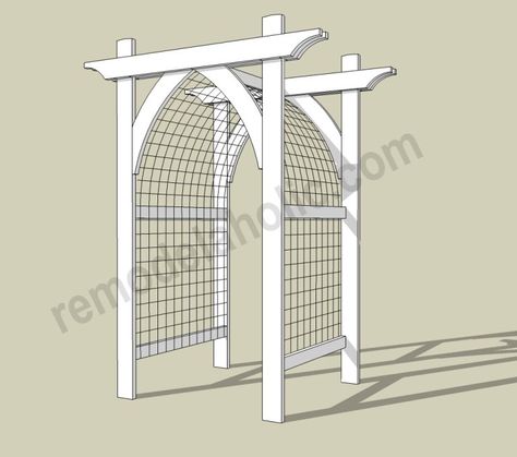 Vegetable Garden Arbor DIY Plans 2 Garden Arbor Diy, Arbor Diy Plans, Archway Trellis, Arbor Diy, Trellis Gate, Farming Tips, Garden Archway, Arbors Trellis, Garden Vines