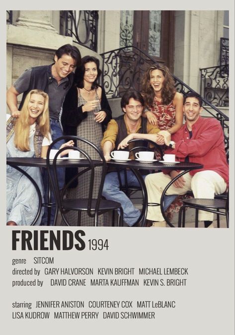 Friends Movie Poster, Friends Sitcom, Friends Movie, Friends 1994, Movie Character Posters, Film Polaroid, Movie Board, Iconic Movie Posters, Friends Poster