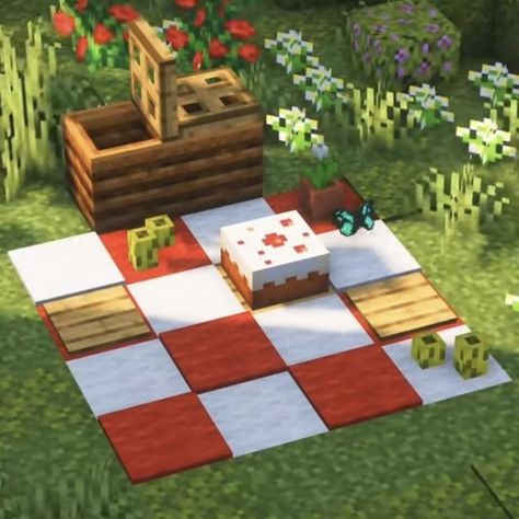 Minecraft Picnic Spot, Minecraft Picnic, Picnic Spot, Minecraft, Books Wattpad, Wattpad, Books