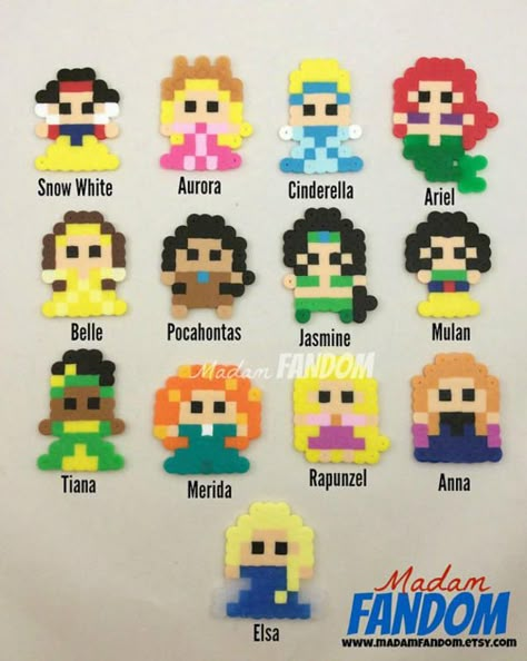 See more 'Bead Art' images on Know Your Meme! Disney Princess Party Favors, Hamma Beads Ideas, Easy Perler Bead Patterns, Princess Party Favors, Pixel Beads, Melty Bead Patterns, Easy Perler Beads Ideas, Favors Baby Shower, Hama Beads Design