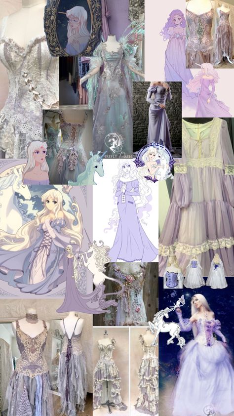 lady amalthea dress the last unicorn unicorn princess core aesthetic royalcore princesscore fairycore purple aesthetic whimsical dress Aesthetic Royalcore, Princess Core Aesthetic, Lady Amalthea, Aesthetic Whimsical, 80s Fancy Dress, Ren Faire Outfits, Beverly Hills Chihuahua, Whimsical Dress, Pixie Dress