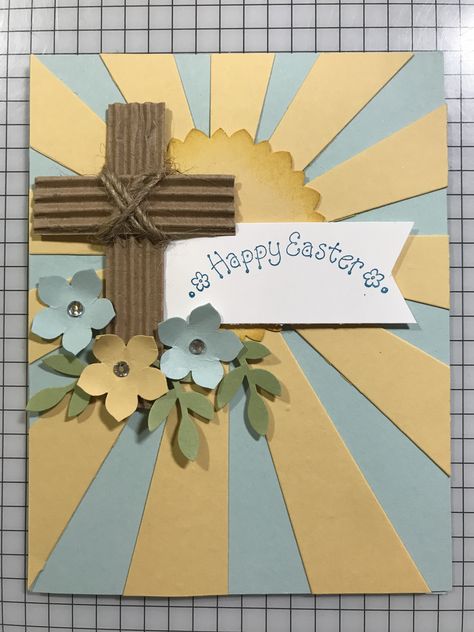 Diy Easter Cards Ideas, Happy Easter Cards Handmade, He Is Risen Cards Handmade, Hand Made Easter Cards, Easter Greeting Cards Handmade, Homemade Easter Cards, Easter Cards Handmade Religious, Religious Easter Cards, Homemade Easter Cards Christian