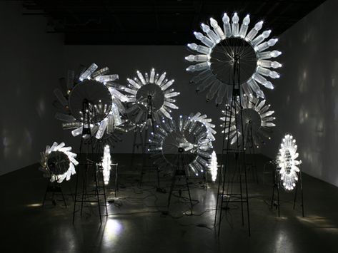 Old Windmills, Sound Installation, Wheel Art, Alexander Calder, Shadow Art, Low Tech, Art Installation, Environment Concept Art, Light Installation