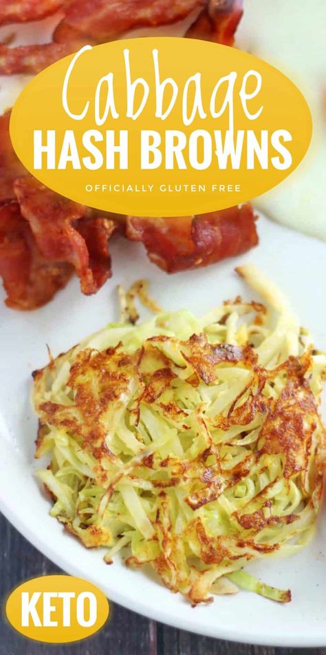 Cabbage Hashbrowns Keto, Keto Vegetarian Recipes Breakfast, Cabbage Hash Browns, Cabbage Hashbrowns Low Carb, Vegan Keto Breakfast Recipes, Keto Batch Cooking, Keto Breakfasts Easy, Breakfast Cabbage Recipes, Cabbage For Breakfast