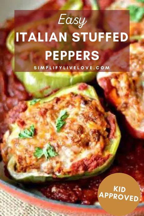 Easy Italian Stuffed Peppers Beef Orzo, Beef Stuffed Peppers, Italian Stuffed Peppers, Stuffed Peppers Beef, Stuffed Peppers Healthy, Stuffed Peppers Recipe, Stuffed Pepper Casserole, How To Cook Orzo, Easy Italian