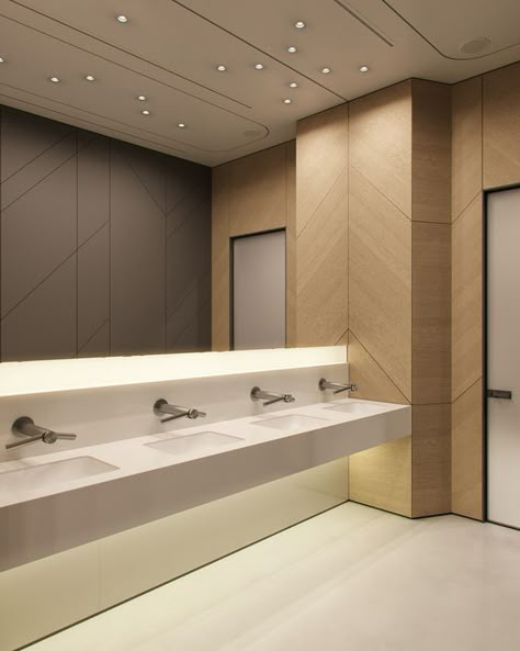 Office Bathroom Design, Commercial Bathroom Ideas, Public Restroom Design, Commercial Bathroom Designs, Clubhouse Design, Commercial Toilet, Wc Design, Public Toilet, Restroom Design