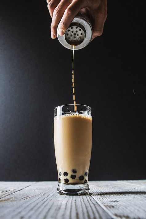 Pumpkin Spice Bubble Tea with Boba – HonestlyYUM What Is Boba, How To Make Boba, Tea Photography, Bubble Tea Recipe, Best Espresso Machine, Coffee Varieties, Popular Drinks, Best Espresso, Good Coffee