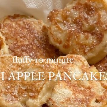 patricja | health & wellness on Instagram: "Super fluffy & healthy mini apple pancakes, these might be my fav pancakes ever🥹🍎✨ (Full recipe will be coming this week!) #applepancakes #healthypancakes #easybreakfast #dessertidea #christmasrecipes" Apple Pancakes, Mini Apple, Winter Food, Easy Breakfast, Health Wellness, Christmas Food, Pancakes, Health And Wellness, Health