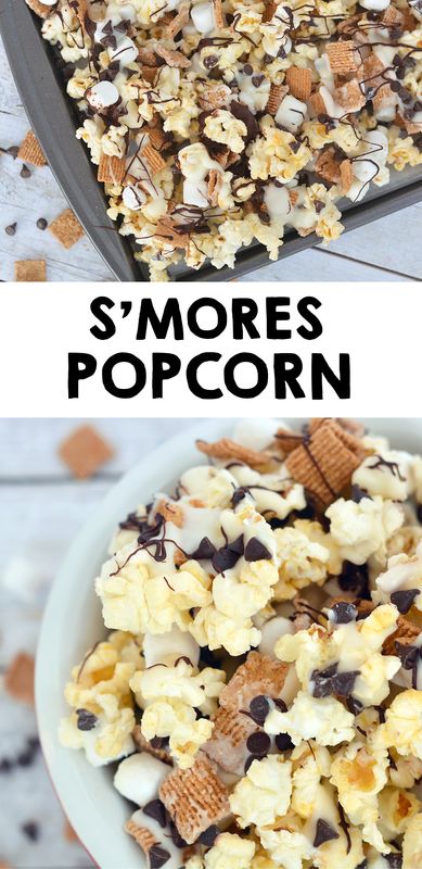 Smores Popcorn, Game Night Snacks, Popcorn Balls Recipe, Game Night Food, Popcorn Treats, Games Night, Popcorn Snacks, Popcorn Recipe, Night Food