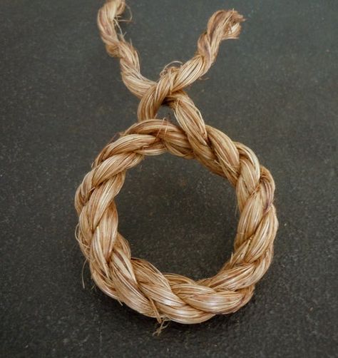 Rope Rings : 13 Steps (with Pictures) - Instructables Three Strand Twist, Camp Games, Overhand Knot, Rope Ring, Rope Rings, Rope Knots, Ring Toss, Carabiner Clip, Three Rings