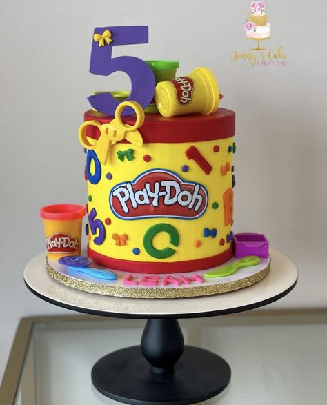 Lego Birthday Party Cake, Play Doh Birthday Party, Playdough Themes, Playdough Party, Butterfly Themed Birthday Party, 80s Childhood, Decorating 101, Lego Birthday Party, Sesame Street Birthday