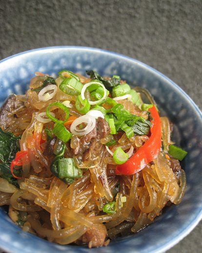 Chop Chae Recipe, Jap Chae Recipe, Beef And Vegetable Stir Fry, Jap Chae, Noodles With Vegetables, Korean Glass Noodles, Kfc Chicken Recipe, Vegetable Stir Fry Recipe, Stir Fry Recipe