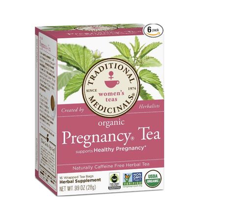 Traditional Medicinals Organic Pregnancy Tea, $22, Amazon Pregnancy Herbs, Pregnancy Tea, Pregnancy Support, Pregnancy Nutrition, Natural Pregnancy, Pregnant Diet, Herb Tea, Pregnancy Health, Organic Teas