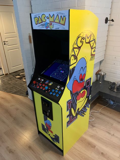 Pacman Machine, Pacman Arcade Machine, Gaming Basement, April Tmnt, Pacman Arcade, Retro Arcade Machine, 80s Birthday Parties, 80s Birthday, Books 2024