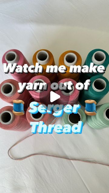 Crochet Thread Projects, Yarn Ribbon And Thread, Most Beautiful Colors, Serger Thread, Spool Knitting, Thread & Yarn, Yarn Diy, Thread Crochet, Sewing Thread