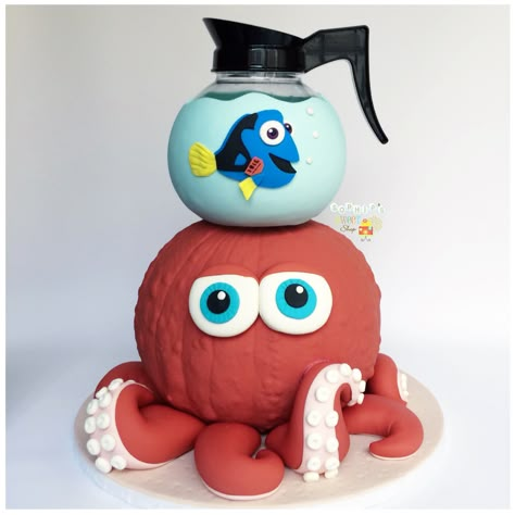 finding dory pumpkin \ pumpkin decorating \ pumpkin contest \ painted pumpkin Nemo Pumpkin Painting Ideas, Finding Nemo Pumpkin, Nemo Pumpkin, Painting Pumpkins Ideas Diy, Disney Pumpkins, Disney Pumpkin Painting, Pumpkin Paint, Halloween Pumpkin Crafts, Pumpkins Ideas