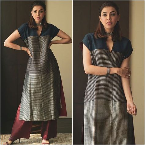 A Fashionista's Diary (@afashionistasdiaries) • Instagram photos and videos Palazzo Suits Indian, Indian Formal Wear, Palazzo Pants Pattern, Office Wear Women Work Outfits, Kurti Long, Payal Khandwala, Kurti Styles, Long Kurtis, Formal Wear Women