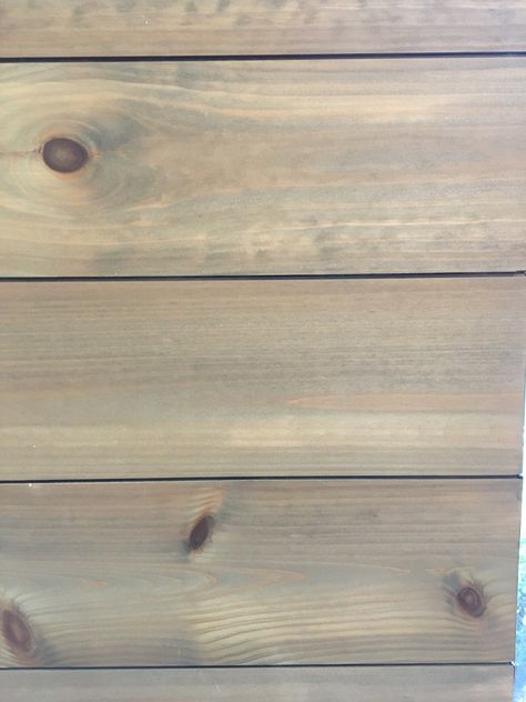 Beams - image or stain color and effect only - Similar to Sherwin Williams Driftwood or Blue Shadow Sherwin Williams Deck Stain, Wood Deck Stain, Patio Ceiling Ideas, Stained Shiplap, Patio Ceiling, Deck Stain Colors, Deck Stain, Driftwood Stain, Fence Stain