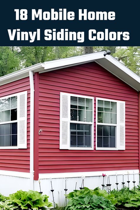 Mobile Home Vinyl Siding Colors Mobile Home Painting Exterior Color Schemes, Mobile Home Vinyl Siding Ideas, Siding Colors For Houses Vinyl, Mobile Home Exterior Paint Colors Ideas, Mobile Home Painting Exterior, Mobile Home Colors Exterior, Vinyl Siding Color Schemes, Mobile Home Siding, Painting Vinyl Siding