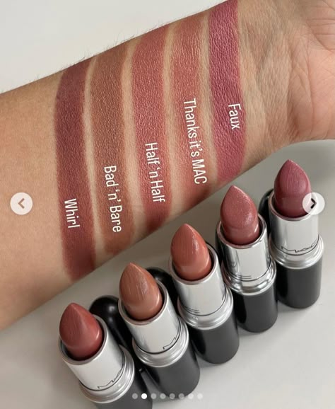 Revlon lipstick swatches