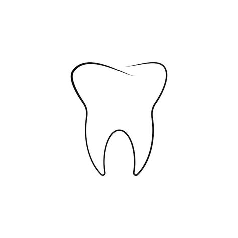 White background dental vector icon | Premium Vector #Freepik #vector #dentist #dental #dental-care #dental-hygiene Dental Icon, Tooth Vector, Teeth Vector, Tooth Icon, Psd Icon, Dental Hygiene, Beauty Icons, White Teeth, Dental Care