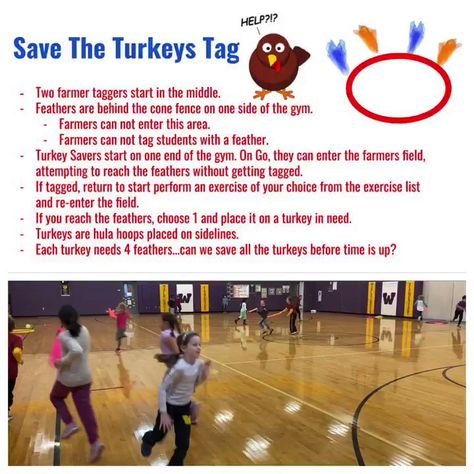 Thanksgiving Games For Elementary Pe, Fall Pe Activities, Fall Themed Pe Games, Fall Gym Games, Thanksgiving Physical Education Games, Pe Thanksgiving Games, Fall Physical Activities For Kids, Thanksgiving Pe Games For Kids, Winter Pe Games For Kids