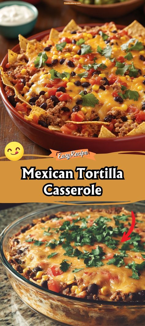 Mexican Tortilla Casserole Beef And Corn Tortilla Recipes, Mexican Beef Casserole Corn Tortillas, Ground Beef Recipes For Dinner Easy Mexican Enchilada Casserole, Mexican Casserole With Hamburger Meat, Ground Beef And Corn Tortilla Recipes, Corn Tortilla Quesadilla Recipes, Easy Recipes Dinner Mexican, Mexican Style Casserole, Mexican Casserole With Cauliflower Rice