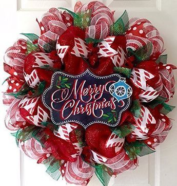 Wreaths Ribbon, Holiday Mesh Wreaths, Ribbon Streamers, Mesh Ribbon Wreaths, Deco Mesh Wreaths Tutorials, Christmas Mesh Wreath, Deco Mesh Wreaths Diy, Mesh Wreath Tutorial, Mesh Wreath Diy