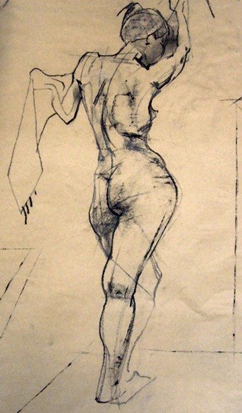 Glenn Vilppu, female figure sketch. Old Masters. Life Drawing Pose, Male Figure Drawing, Human Anatomy Drawing, Drawing Examples, Human Figure Drawing, Human Anatomy Art, Human Drawing, Anatomy Sketches, Figure Sketching