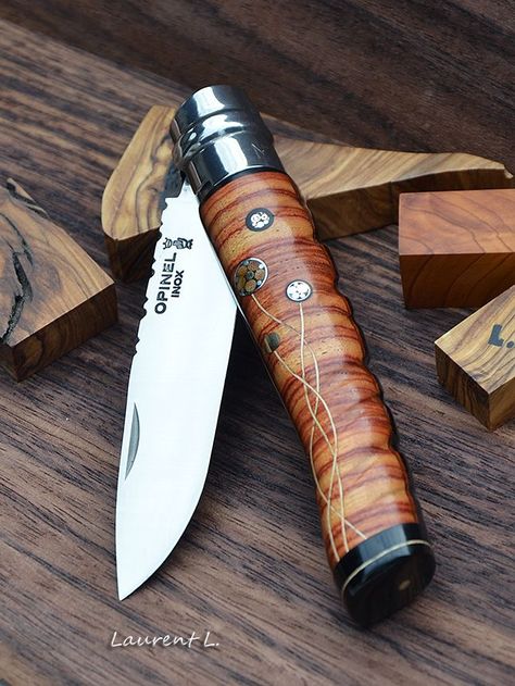 Opinel Knife, Knife Making Tools, Knife Scales, Edc Knife, Knife Collection, Knife Art, Cool Knives, Custom Knife, Every Day Carry