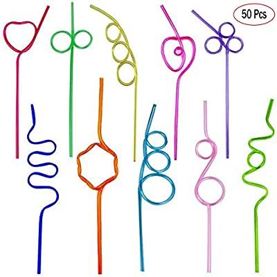 Crazy Loop Straws Drinking 50 Pcs Silly Colorful for Various Beverage Decoration Spiral Funny Reusable Straws: Amazon.ca: Home & Kitchen Birthday Party 30, Fun Drink Recipe, Colorful Drinks, Reusable Straws, Decoration Party, Kids Lunch, Reusable Straw, Party Birthday, Fun Drinks