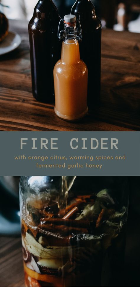 Fireside Cider, Amish Fire Water Recipe, Fire Water Recipe, Fire Cider Benefits, Fire Cider Recipe, Fire Cider, Herbal Remedies Recipes, Herbal Recipes, Natural Cough Remedies