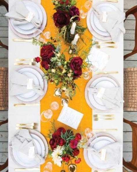 Yellow Wedding Table, Yellow Wedding Decorations, Sunflower Wedding Decorations, Reception Table Settings, Yellow Wedding Theme, Heather Taylor, Wedding Reception Table Decorations, Yellow Party, Yellow Table