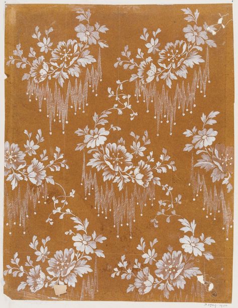 Textile Design | J. D. Cornuaud | V&A Explore The Collections Chinese Flower, Textile Prints Design, Drawing Studies, Historical Design, Border Embroidery Designs, Textile Texture, Flower Art Images, National Art, Fabric Backdrop