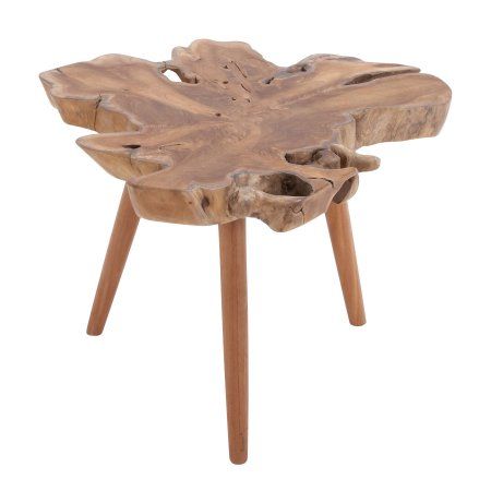 Rustic Accent Table, Luxe Decor, Outdoor End Tables, Teak Side Table, Wood Accent Table, Wood Side Table, Into The Wood, Wood Accent, Teak Table