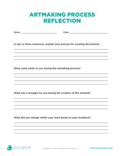 Artist Statement Template, Art Assessment, Art Room Posters, Art Critique, Sculpture Lessons, Art Criticism, Montessori Art, Education University, Art Worksheets