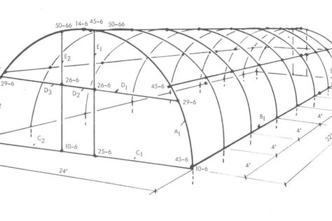 Greenhouse Frame, Greenhouse Design, Tunnel Greenhouse, Greenhouse Cover, Build A Greenhouse, Home Greenhouse, Small Greenhouse, Glass Structure, Greenhouse Plans